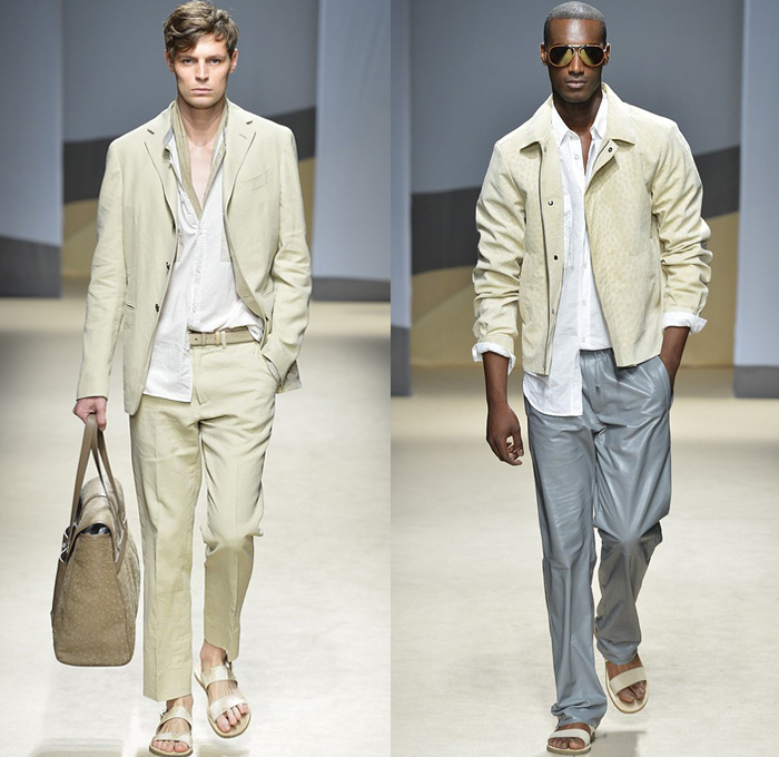 Trussardi 2014 Spring Summer Mens Runway Collection - Milan Italy Catwalk Fashion Show: Designer Denim Jeans Fashion: Season Collections, Runways, Lookbooks and Linesheets