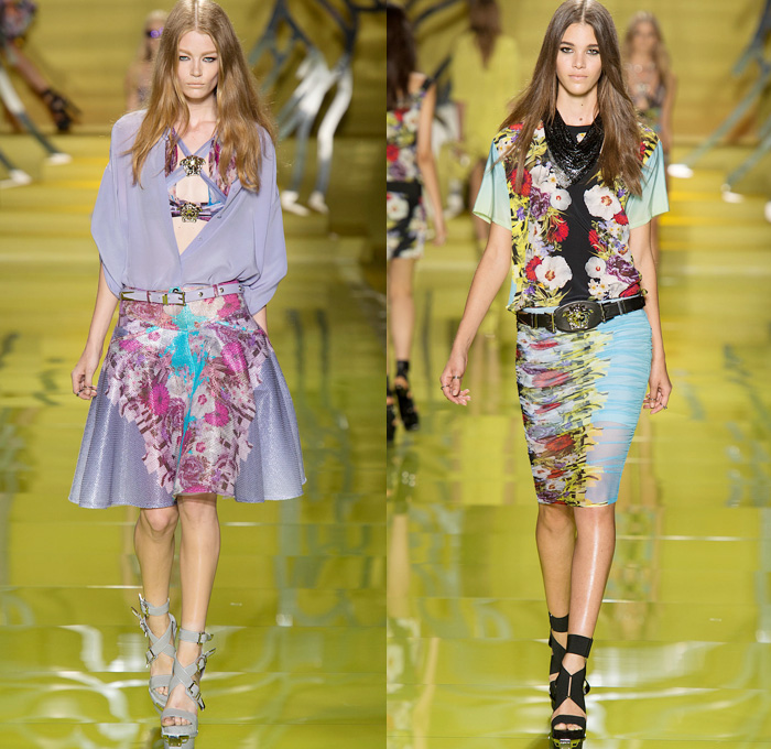 Versace 2014 Spring Summer Womens Show | Denim Jeans Fashion Week ...