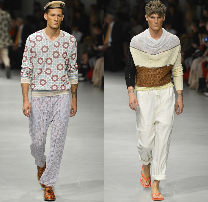 Vivienne Westwood 2014 Spring Summer Mens Runway Collection - Milan Italy Catwalk Fashion Show: Designer Denim Jeans Fashion: Season Collections, Runways, Lookbooks and Linesheets