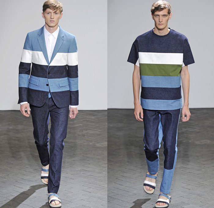 Wooyoungmi 2014 Spring Summer Mens Runway Collection - Mode A Paris Masculine Printemps Été 2014 Homme France Catwalk Fashion Show: Designer Denim Jeans Fashion: Season Collections, Runways, Lookbooks and Linesheets