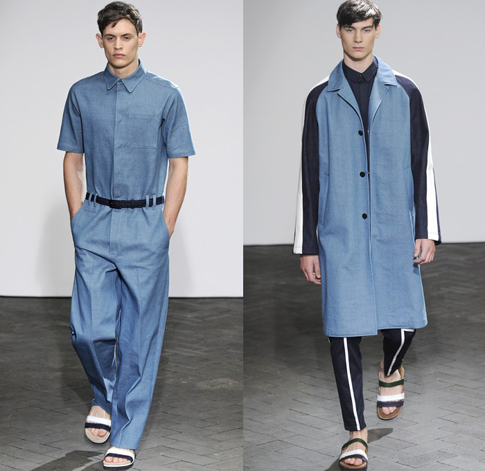 Wooyoungmi 2014 Spring Summer Mens Runway Collection - Mode A Paris Masculine Printemps Été 2014 Homme France Catwalk Fashion Show: Designer Denim Jeans Fashion: Season Collections, Runways, Lookbooks and Linesheets