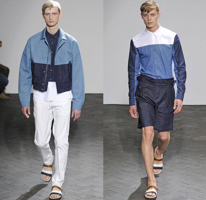 Wooyoungmi 2014 Spring Summer Mens Runway Collection - Mode A Paris Masculine Printemps Été 2014 Homme France Catwalk Fashion Show: Designer Denim Jeans Fashion: Season Collections, Runways, Lookbooks and Linesheets