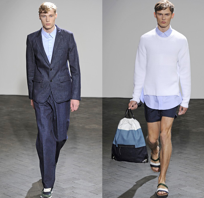 Wooyoungmi 2014 Spring Summer Mens Runway Collection - Mode A Paris Masculine Printemps Été 2014 Homme France Catwalk Fashion Show: Designer Denim Jeans Fashion: Season Collections, Runways, Lookbooks and Linesheets