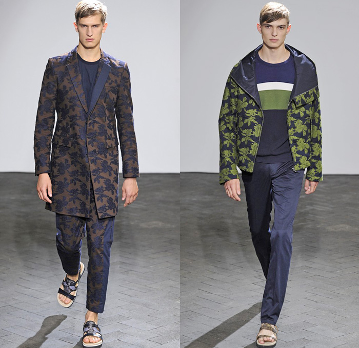 Wooyoungmi 2014 Spring Summer Mens Runway Collection - Mode A Paris Masculine Printemps Été 2014 Homme France Catwalk Fashion Show: Designer Denim Jeans Fashion: Season Collections, Runways, Lookbooks and Linesheets