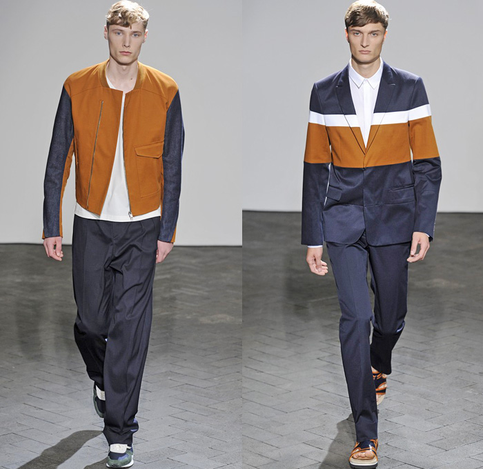 Wooyoungmi 2014 Spring Summer Mens Runway Collection - Mode A Paris Masculine Printemps Été 2014 Homme France Catwalk Fashion Show: Designer Denim Jeans Fashion: Season Collections, Runways, Lookbooks and Linesheets