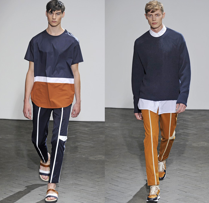 Wooyoungmi 2014 Spring Summer Mens Runway Collection - Mode A Paris Masculine Printemps Été 2014 Homme France Catwalk Fashion Show: Designer Denim Jeans Fashion: Season Collections, Runways, Lookbooks and Linesheets