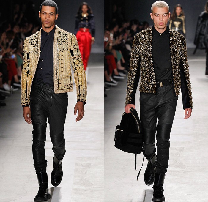 Balmain Fall 2016 Menswear Fashion Show