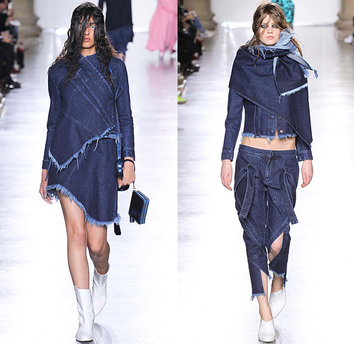 Marques’Almeida 2015-2016 Fall Autumn Winter Womens Runway | Denim ...