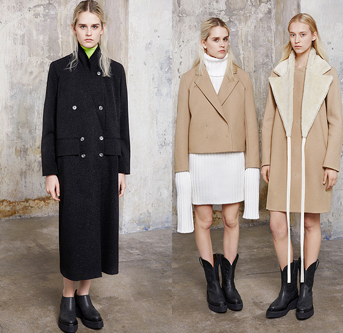 MM6 Maison Martin Margiela 2015-2016 Fall Autumn Winter Womens Lookbook Presentation - Mode à Paris Fashion Week Mode Féminin France - Denim Jeans Elongated Sleeves Knit Lace Sweater Jumper Outerwear Coat Shorts Motorcycle Biker Gloves Vest Waistcoat Crop Top Midriff Oversized Turtleneck Velvet Wide Leg Palazzo Pants Trousers Coatdress Neon Shearling Zipper Corset Wrap Jumpsuit Salopette Tuxedo Jacket