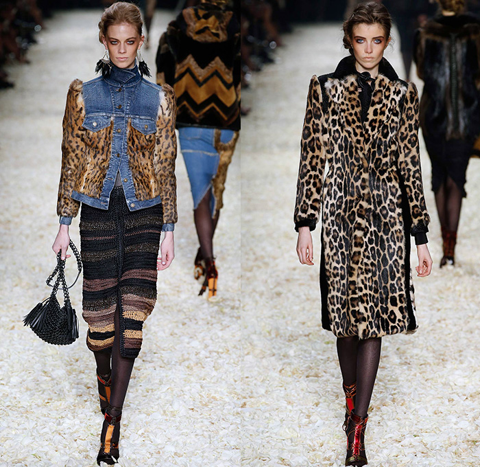 Tom Ford 2015-2016 Fall Autumn Winter Womens Runway Catwalk Looks Los Angeles - Denim Jeans 1970s Seventies Rock n Roll Victorian Patchwork Velvet Leopard Outerwear Furry Coat Knit Fringes Tiered Colorblock Peplum Bell Sleeves Boots Jacket Hoodie Necklace Weave Crochet Bag Chain Pencil Skirt Frock Pants Trousers Vest Waistcoat Western Sheer Chiffon Tulle Mesh Lace Maxi Dress Sequins Gown