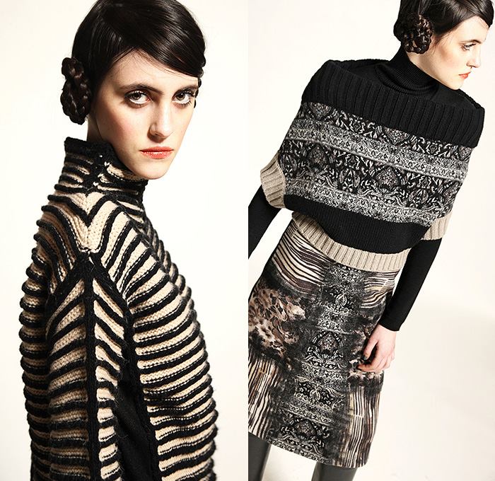 Antonio Marras 2015 Pre Fall Autumn Womens Lookbook Presentation - Flowers Garden Culottes Skirt Shirtdress Coat Turtleneck Knit Cardigan Russian Motif Crepe Tunic Flowers Florals Botanical Print Graphic Pattern Fauna Leaves Foliage Blouse Wide Leg Palazzo Pants Boots Outerwear Maxi Dress Maxi Sweater Jumper Embroidery Silk Color Block Leggings Chunky Stripes Ushanka Windowpane Check Zigzag Lace