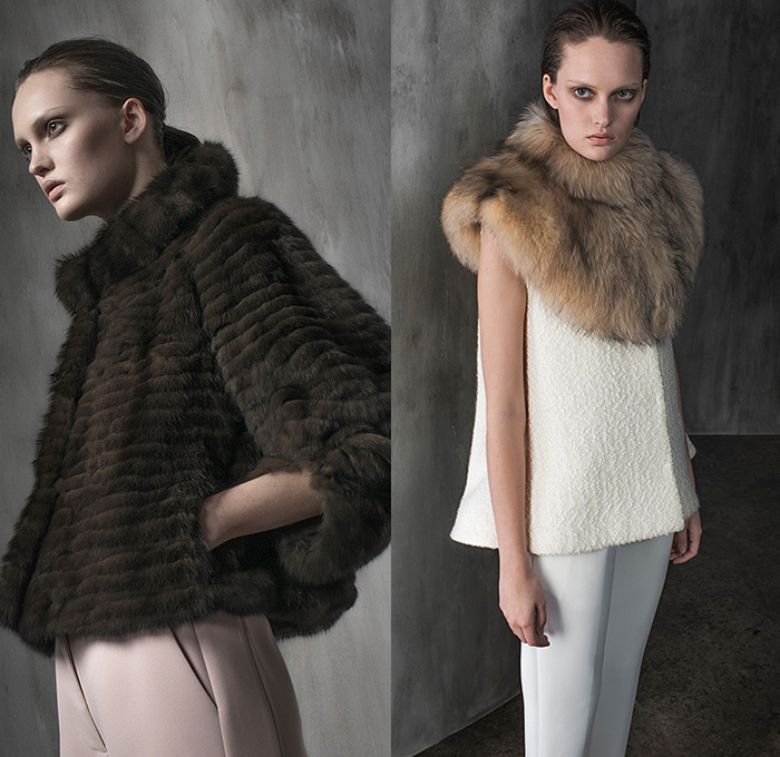 Co Los Angeles 2015 Pre Fall Autumn Womens Lookbook Presentation - Furry Outerwear Capelet Turtleneck Culottes Coatdress Knit Drapery Jacket Coat A-line Cashmere Jacquard Bouclé Trapeze Sleeveless Pants Trousers Wide Leg Gauchos Overcoat Wide Lapel Skirt Frock Drawstring Drapery Pleats Maxi Dress Bell Sleeves