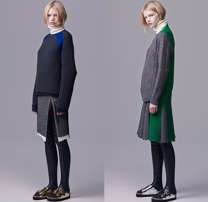 Sacai Luck 2015 Pre Fall Autumn Womens Looks Presentation | Denim Jeans ...