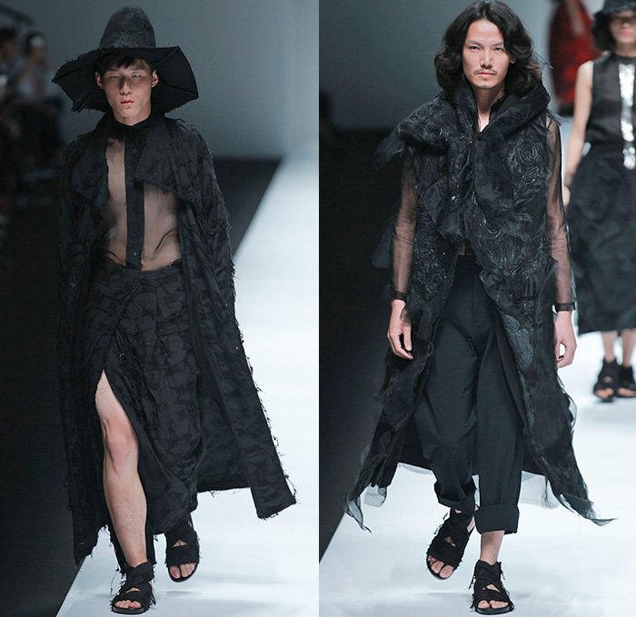 BANXIAOXUE 2015 Spring Summer Mens Runway | Denim Jeans Fashion Week ...