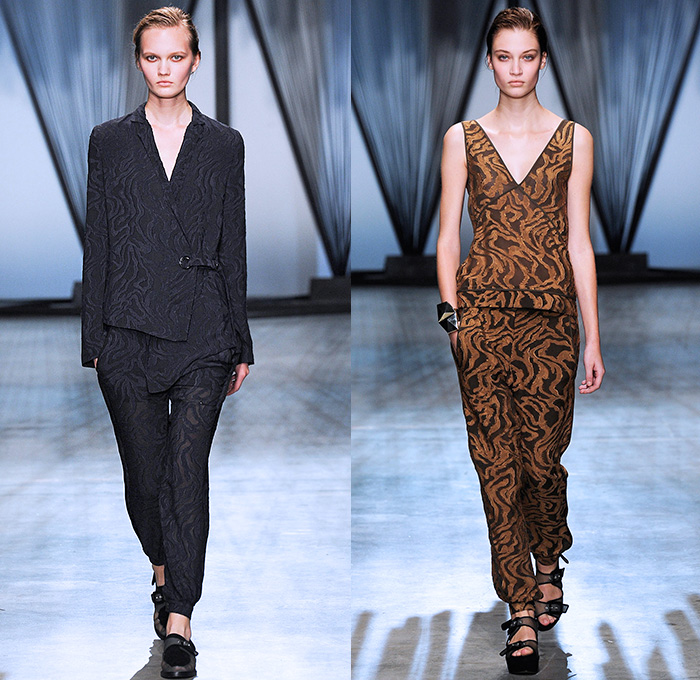 Damir Doma 2015 Spring Summer Womens Runway Catwalk Looks - Mode à Paris Fashion Week Prêt-à-Porter Mode Féminin Femme France - Denim Jeans Banded Strap D-Rings Shorts Loungewear Piping Grommets Halter Top Coatdress Jacketdress Skirt Frock Flap String Tankbomber Jacquard Bomberskirt Pencil Skirt V-Neck Turtleneck Rollneck Vest Waistcoat Pantsuit Tankdress Vestdress Waistcoatdress Tunicdress Shirtdress