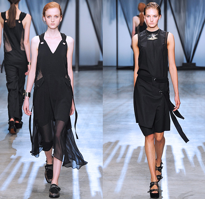 Damir Doma 2015 Spring Summer Womens Runway Catwalk Looks - Mode à Paris Fashion Week Prêt-à-Porter Mode Féminin Femme France - Denim Jeans Banded Strap D-Rings Shorts Loungewear Piping Grommets Halter Top Coatdress Jacketdress Skirt Frock Flap String Tankbomber Jacquard Bomberskirt Pencil Skirt V-Neck Turtleneck Rollneck Vest Waistcoat Pantsuit Tankdress Vestdress Waistcoatdress Tunicdress Shirtdress