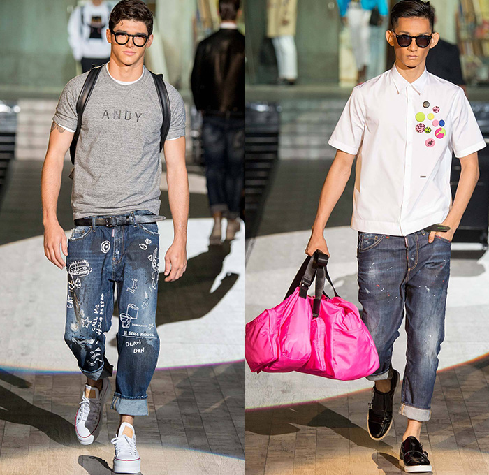 dsquared graffiti jeans