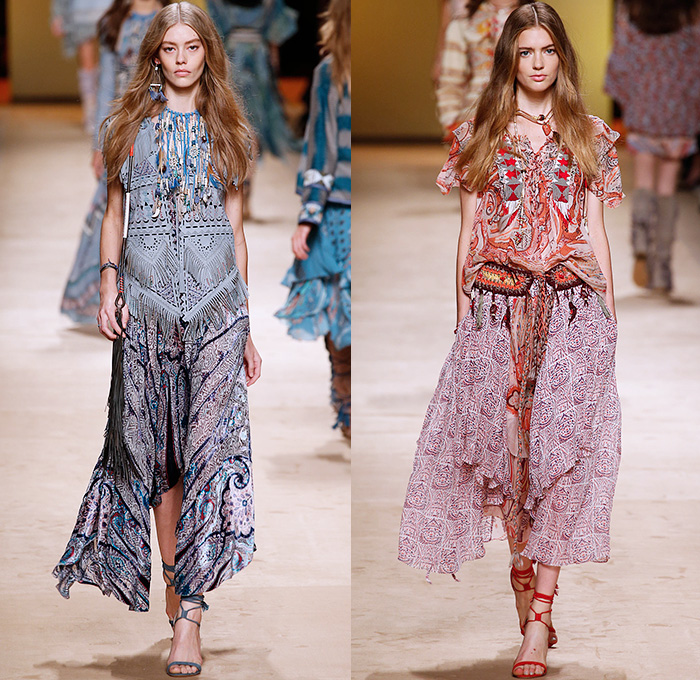 Etro 2015 Spring Summer Womens Looks | Denim Jeans Fashion Week Runway ...
