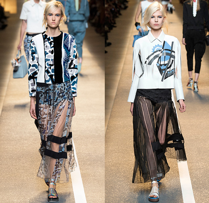 Fendi 2015 Spring Summer Womens Runway | Denim Jeans Fashion Week ...