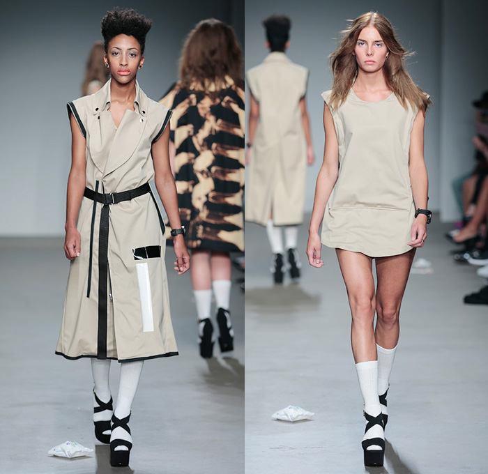 Franzel Amsterdam 2015 Spring Summer Mens Womens Runway Looks - FashionWeek Nederland Netherlands - Shirtdress Tankdress Outerwear Coat Pop Art Digital Print Portrait Paintings Socks with Sandals Stallion Horse Button Down Shirt Shorts Graphic Sneakers Trainers Bomber Jacket Coke Coca-Cola Campbells Canned Goods Belted Waist Colorblock Geometric Sweater Jumper Parka Hoodie Jacket Stripes Bucket Hat Cropped