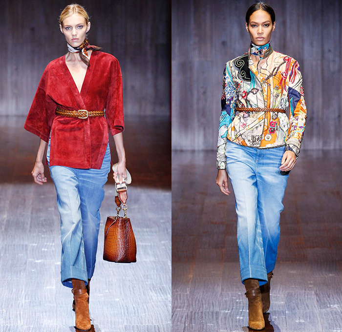 Gucci 2015 Spring Summer Womens Runway | Denim Jeans Fashion Week ...