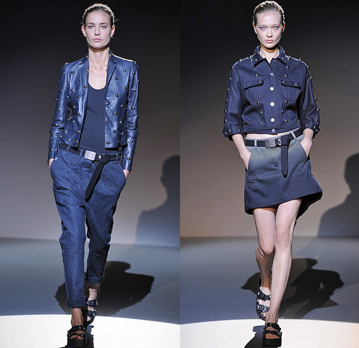 Irfé by Olga Sorokina 2015 Spring Summer Womens Runway Catwalk Looks - Mode à Paris Fashion Week Prêt-à-Porter Mode Féminin Femme France - Denim Jeans Shorts Outerwear Coat Sandals Military Metallic Studs Pants Trousers Blazer Ombre Skirt Frock Patchwork Halter Top Scout Belt Buckle Asymmetrical Cinch Handkerchief Hem Cargo Utility Pockets Maxi Dress Zippers Sheer Vest White Ensemble Shirtdress Knit Drawstring Peel Away