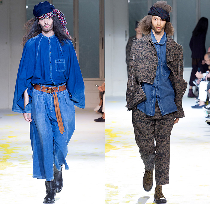 Yohji Yamamoto 2015 Spring Summer Mens Runway | Denim Jeans Fashion ...
