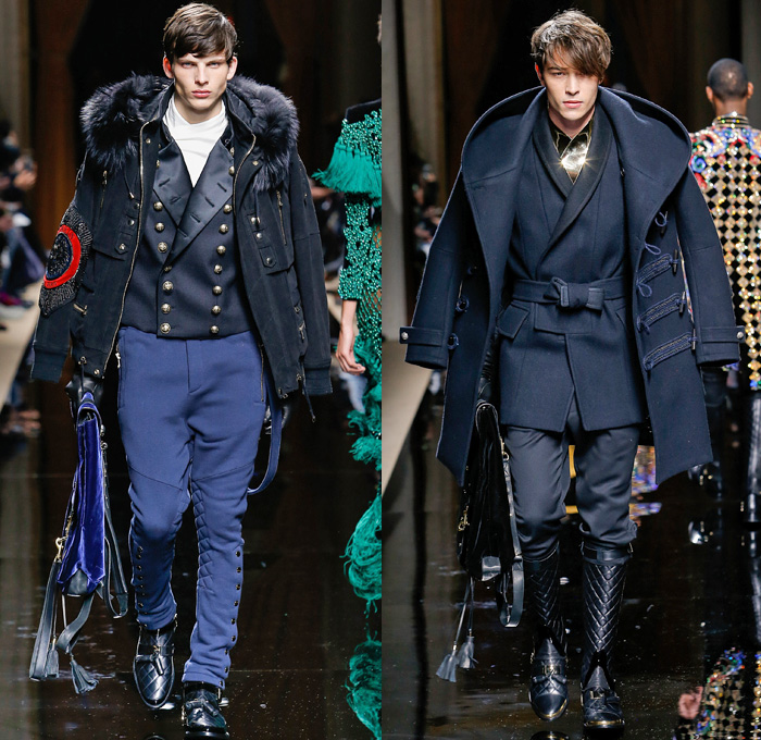 MEN+FASHION — BALMAIN Fall/Winter 2016 collection PARIS MENSWEAR