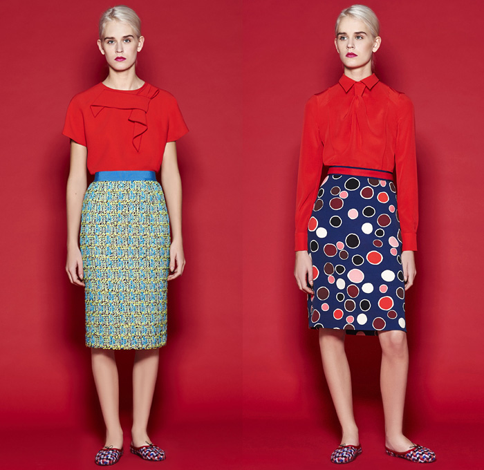 Mantù 2016 Pre Fall Autumn Womens Lookbook Presentation - Outerwear Oversized Trench Coat Pussycat Bow Ribbon Slip-ons Abstract Wide Leg Trousers Palazzo Pants Robe Cloak Pants Trousers Tie-up Waist Jacquard Turtleneck Pantsuit Sheer Chiffon Lace Shirtdress Knit Weave Blouse Long Sleeve Shirt Embellishments Bedazzled Cardigan Dots Pencil Skirt Frock