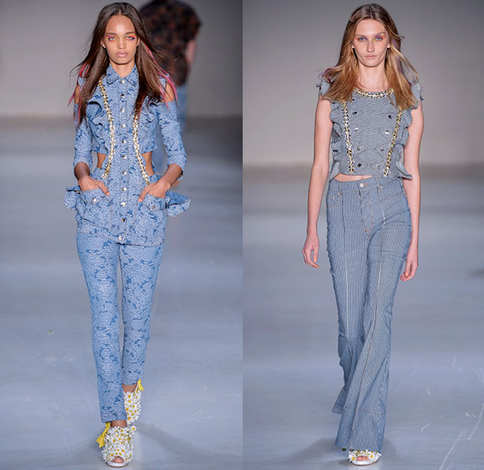 Amapô Jeans 2015-2016 Spring Summer Womens Runway Catwalk | Denim Fashion Week Runway Catwalks, Fashion Shows, Season Collections Lookbooks > Fashion Forward Curation < Trendcast Trendsetting Forecast Styles Spring Fall