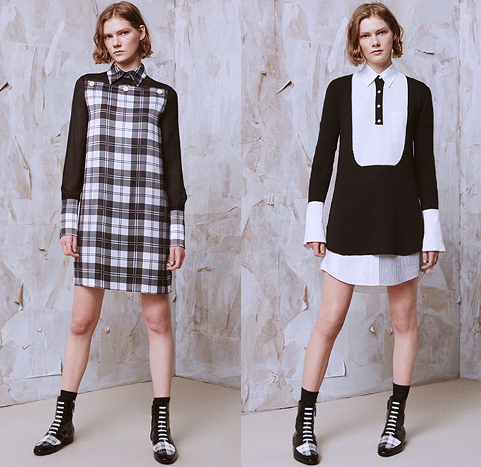 EDUN 2016 Resort Cruise Pre-Spring Womens Lookbook Presentation - La Sape Sapeur Dandy 1950s Fifties Animal Jungle Leopard Cheetah Shirtdress Blousedress Coatdress Plaid Tartan Outerwear Coat Jacket Pants Trousers Knit Sweater Jumper Blouse Long Sleeve Vest Waistcoat Cardigan Embroidery Adornments Dress Gown Eveningwear Accordion Pleats Skirt Frock Stripes Strap D-ring Moto Motorcycle Biker Rider Leather