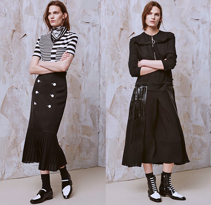 EDUN 2016 Resort Cruise Pre-Spring Womens Lookbook Presentation - La Sape Sapeur Dandy 1950s Fifties Animal Jungle Leopard Cheetah Shirtdress Blousedress Coatdress Plaid Tartan Outerwear Coat Jacket Pants Trousers Knit Sweater Jumper Blouse Long Sleeve Vest Waistcoat Cardigan Embroidery Adornments Dress Gown Eveningwear Accordion Pleats Skirt Frock Stripes Strap D-ring Moto Motorcycle Biker Rider Leather