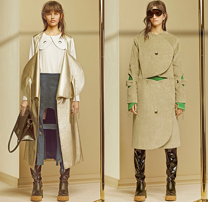 BACK by Ann-Sofie Back 2016 Spring Summer Womens Lookbook Presentation - Fashion Week Stockholm Sweden - Back To The Beach Outerwear Coat Coatdress Wide Leg Trousers Palazzo Pants Culottes Gauchos Knit Sweater Jumper Flap Button Sleeveless Pants Trousers Jacket Wrap Wide Lapel Cutout Curved Concave Hem Asymmetrical Sunglasses Shades Strap Dress Scarf Neckwear Leg Warmers Hat Lace Cords Corduroy Belt