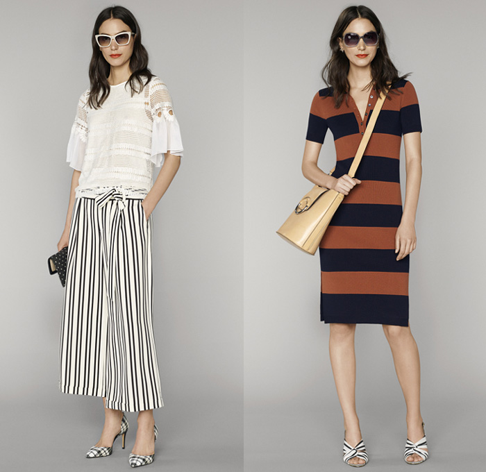 Banana Republic 2016 Summer Womens Lookbook Presentation - The South Denim Jeans Moto Motorcycle Biker Rider Leather Outerwear Jacket Blazer Snake Reptile Knit Sweater Jumper Stripes Flowers Floral Botanical Print Windowpane Grid Check Blouse Wide Leg Trousers Palazzo Pants Culottes Gauchos Shirtdress Ruffles Sleeveless Skirt Frock Dress Sunglasses Shorts Tote Bag Purse Clutch