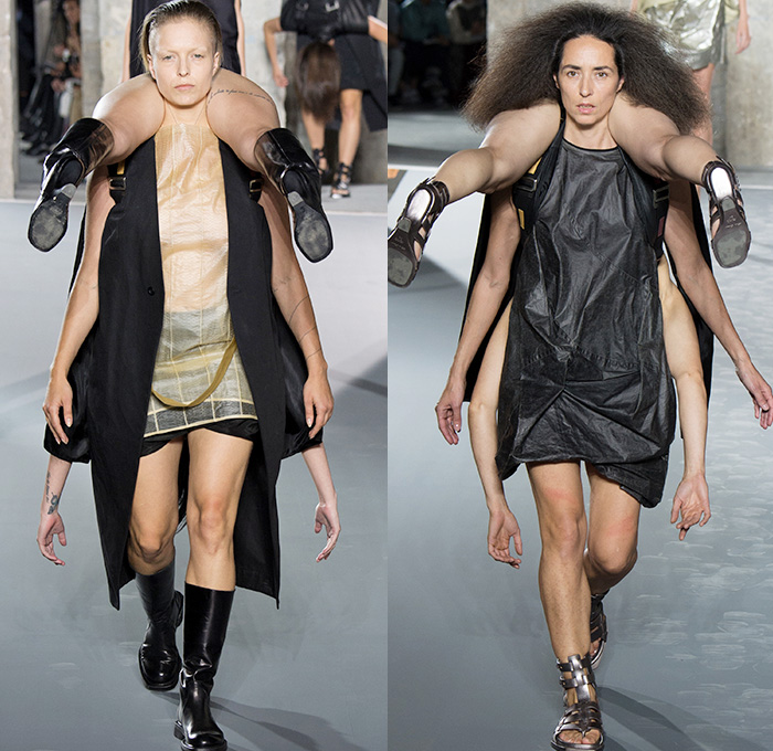 Rick Owens 2016 Spring Summer Womens Runway Looks | Denim Jeans Fashion ...