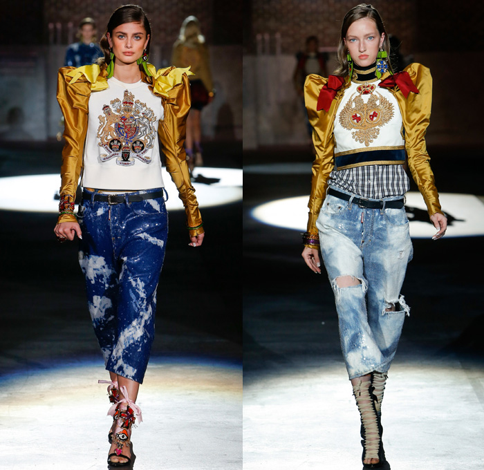 crab bypass Tom Audreath Dsquared2 2017 Spring Summer Womens Runway | Denim Jeans Fashion Week  Runway Catwalks, Fashion Shows, Season Collections Lookbooks > Fashion  Forward Curation < Trendcast Trendsetting Forecast Styles Spring Summer  Fall Autumn Winter Designer Brands