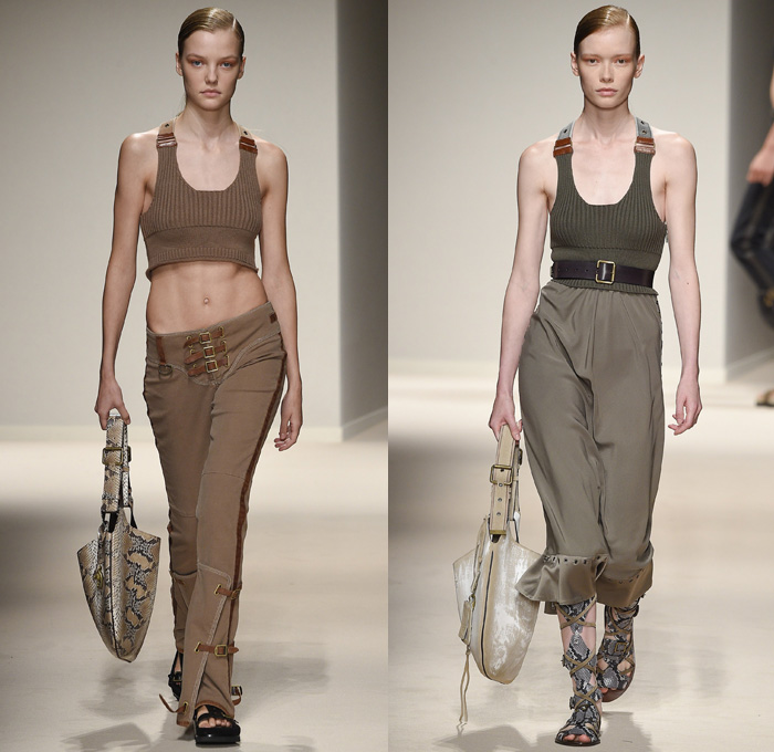 Fay 2017 Spring Summer Womens Runway Catwalk Looks - Milano Moda Donna Collezione Milan Fashion Week Italy - 1970s Seventies Military Army Safari Field Aviator Jacket Medallions Shirtdress Cheongsam Qípáo Mandarin Gown Straps Belted Waist Hem Gladiator Sandals Suspenders Sheer Chiffon Embroidery Sequins Flowers Floral Contrast Stitching Jeans Cargo Pockets Ornamental Bootcut Crop Top Midriff Knit Sweater Turtleneck Silk Satin Velvet Patches Grommets Camouflage Coatdress Destroyed Holes Handbag Snake Python