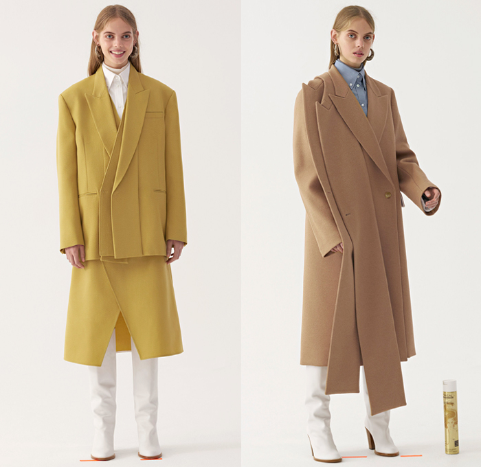 Ports 1961 2018 Pre Fall Autumn Womens Lookbook Presentation - Oversized Outerwear Trench Coat Long Overcoat Parka Blazer Double Triple Lapel Knit Blouse Sweater Shirtdress Cutout Sleeves Turtleneck Metallic Foil Leaves Foliage Metal Rings Fringes Leopard Zebra Stripes Stripes Checkerboard Picnic Check Buttoned Panel Ruffles Pleats Angular Handkerchief Hem Maxi Dress Elongated Hem Cropped Pants Boots Tote Handbag