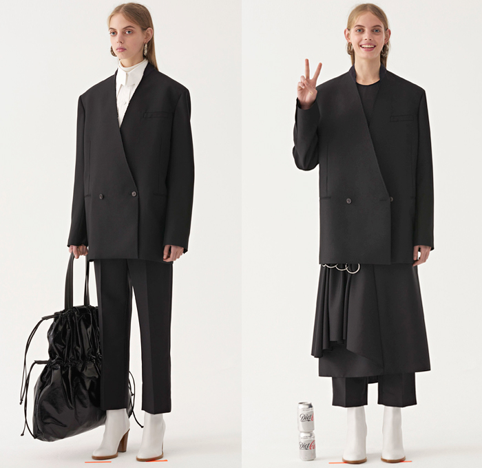 Ports 1961 2018 Pre Fall Autumn Womens Lookbook Presentation - Oversized Outerwear Trench Coat Long Overcoat Parka Blazer Double Triple Lapel Knit Blouse Sweater Shirtdress Cutout Sleeves Turtleneck Metallic Foil Leaves Foliage Metal Rings Fringes Leopard Zebra Stripes Stripes Checkerboard Picnic Check Buttoned Panel Ruffles Pleats Angular Handkerchief Hem Maxi Dress Elongated Hem Cropped Pants Boots Tote Handbag