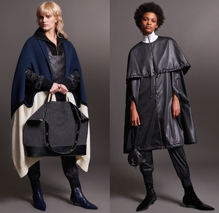 Sonia Rykiel 2018 Pre Fall Autumn Womens Lookbook Presentation - Knit Sweater Threads Trees Turtleneck Tiger Blouse Pantsuit Shirtdress Parka Anorak Cargo Pockets Robe Capelet Hanging Sleeve Rainwear Trench Coat Blazerdress Stripes Lips Kiss Velvet Quilted Puffer Fringes Threads Leopard Dots Plush Fur Tweed Frayed Corduroy Dress Shorts Miniskirt Jogger Sweatpants Kitten Heels Platform Shoes Heels Boots Crossbody Handbag Tote Micro Mini Circular Bag