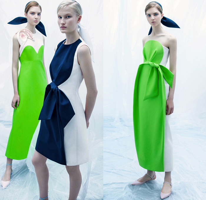 DELPOZO 2018 Resort Cruise Pre-Spring Womens Lookbook Presentation - Sculptural Cape Cloak Outerwear Jacket Blazer Chunky Knit Wrap Sweater Jumper Blouse Shirt Bell Wide Leg O'Mutton Sleeves Sleeveless Maxi Dress Goddess Gown Eveningwear Skirt Frock Cropped Wide Leg Trousers Palazzo Pants Shorts Peplum Bowtie Knot Ribbon Embroidery Embellishments Adornments Decorated Bedazzled Jewels Sequins Paillettes Creases Nautical Sailor Stripes Ruffles Frills Flounce Colorblock Bib Harness Strap Sheer Chiffon Organza Tulle Pleats Drapery Strapless Open Shoulders Purse Clutch Tote Handbag Mini Micro Bag Crossbody Flats Ballet Shoes