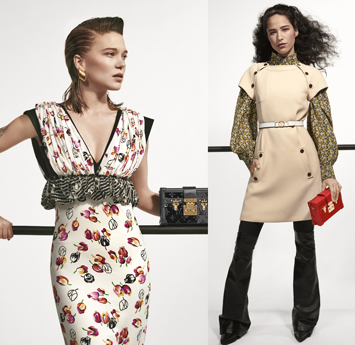 Samara Weaving Models LOUIS VUITTON Pre-Fall 2022 Collection