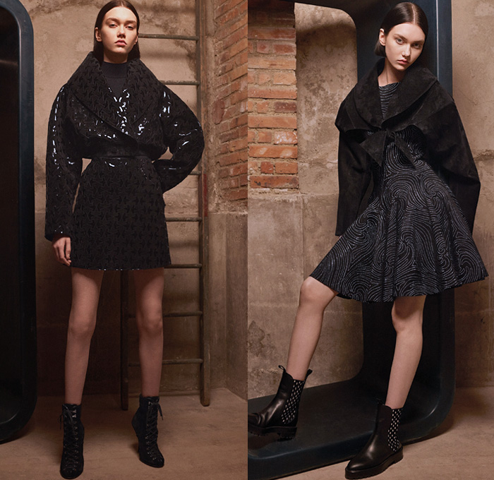 Azzedine Alaïa 2020-2021 Fall Autumn Winter Womens Lookbook Presentation - Paris Fashion Week Femme PFW - Suiting Blazer Fringes Trims Angular Hem Miniskirt Corset Long Sleeve Blouse Wrap Tied Knot Geometric Crop Top Wide Lapel Jacket Bedazzled Crystals Swirls Topographic Velvet Cheetah Animal Spots Coat Handbag Handkerchief Hem Bandage Dress Sheer Tulle Ruffles Gown Boots