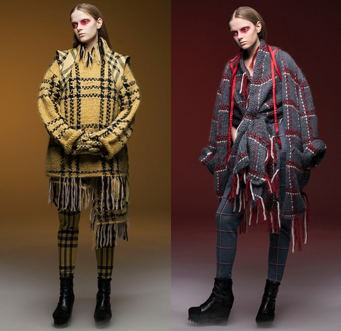 Undercover by Jun Takahashi 2020-2021 Fall Autumn Winter Womens Lookbook Presentation - Paris Fashion Week Femme PFW - Akira Kurosawa Throne of Blood Macbeth Mononoke Renaissance Flowers Floral Tiara Roses Razor Blades Silk Satin Ruffles Fleece Patchwork Feathers Quilted Puffer Parka Hoodie Modular Bomber Jacket Shearling Coat Pantsuit Dress Gown Knit Stripes Rope Tassels Check Fringes Harness Gloves Tulle Veil Knot Cargo Pants Stockings Tights Wide Leg Platform Boots Sandals