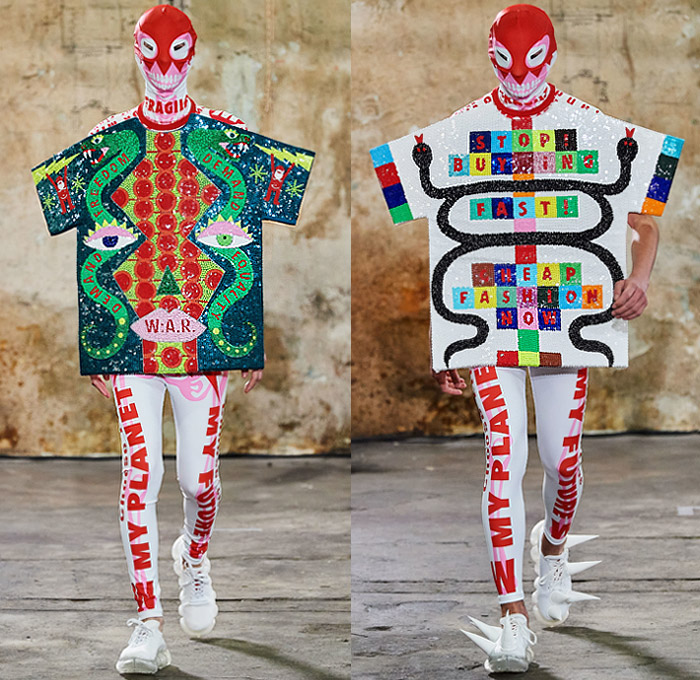 Walter Van Beirendonck 2020-2021 Fall Autumn Winter Mens Runway Looks -  Mode à Paris Fashion Week Mode Masculin…