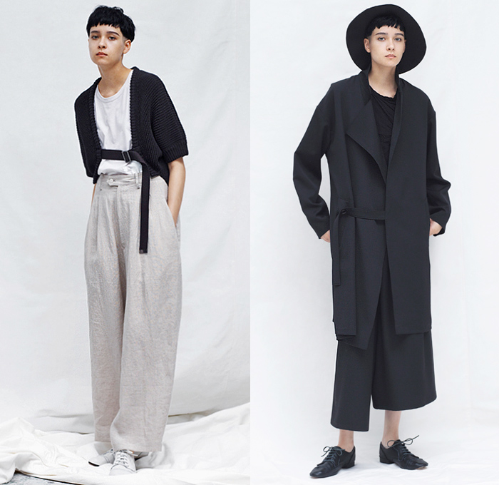 Y's by Yohji Yamamoto 2020 Resort Cruise Pre-Spring Womens Lookbook Presentation - Faded Bleached Denim Jeans Gradient Coat Parka Hoodie Cropped Blazer Slouchy Deconstructed Onesie Shirtdress Asymmetrical Buttons Knit Cardigan Silk Satin Flowers Floral Moon Phase Maxi Dress Drawstring Strap Capelet Tied Knot Wide Leg Leggings Culottes Cargo Pockets Tote Bag High Tops Sneakers