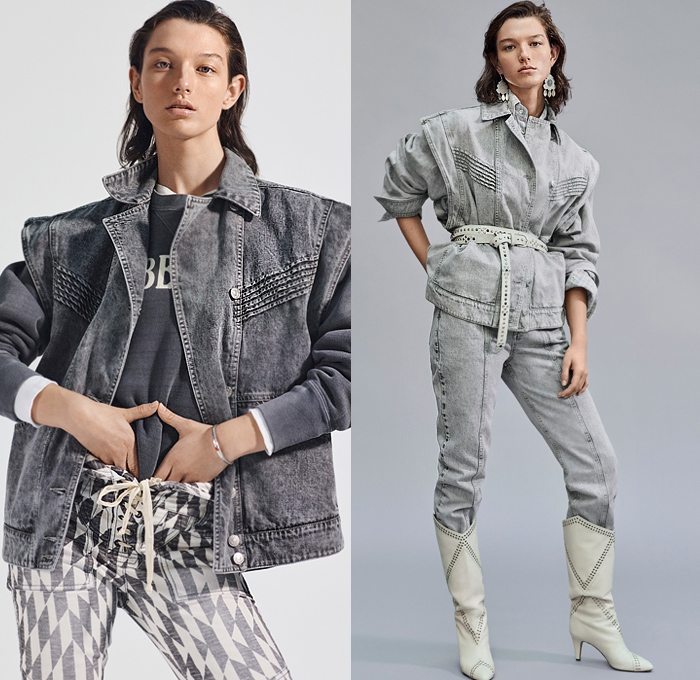 Étoile Isabel Marant 2020 Spring Summer Womens Looks | Denim Jeans ...