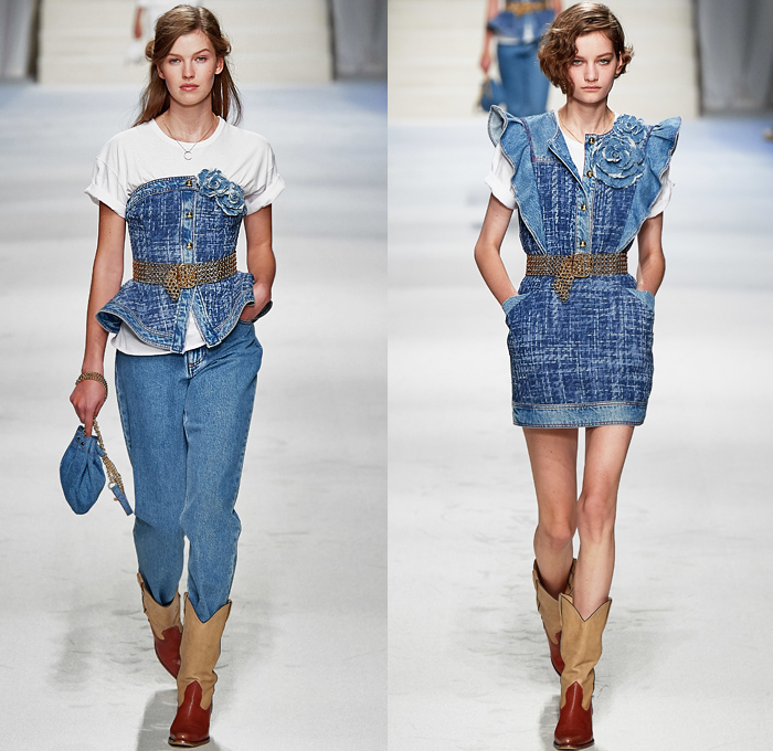 Philosophy di Lorenzo Serafini 2020 Spring Summer Womens | Denim Jeans ...