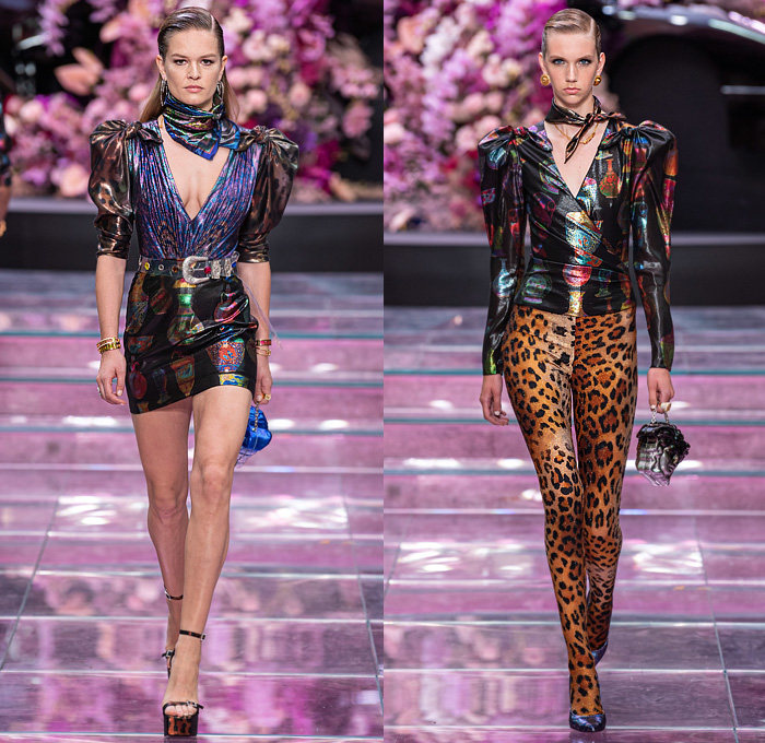 Versace 2020 Spring Summer Womens Runway Looks, Fashion Forward Forecast, Curated Fashion Week Runway Shows & Season Collections, Trendsetting  Styles by Designer Brands