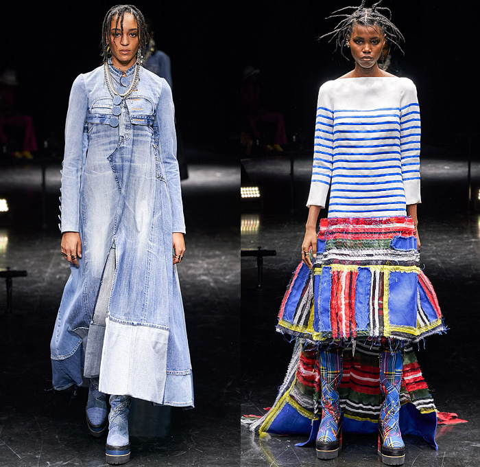 Jean Paul Gaultier 2021-2022 Fall Winter Couture Womens | Denim Jeans ...